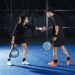 Woman and man rejoice during a padel match (Ph: Emanuela D'Ambrosi)
