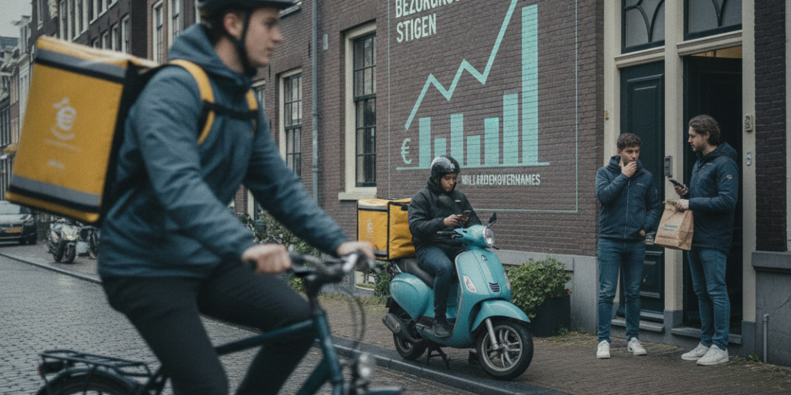 Miljardenovernames bij maaltijdbezorgers drijven bezorgkosten op