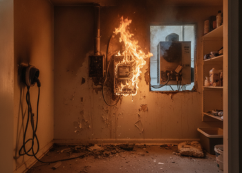 Steeds vaker brand in de meterkast door warmtepomp of laadpaal